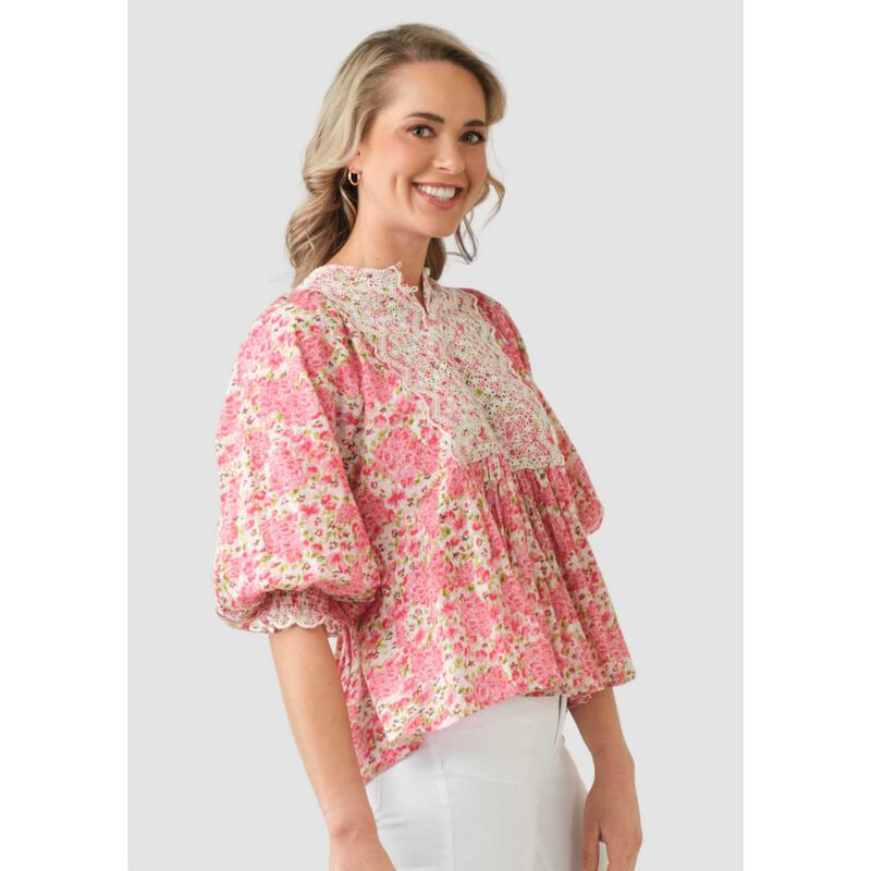 byTiMo Cotton Slub Blouse image number 2